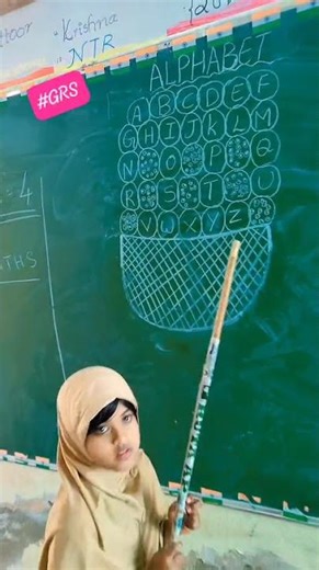 Identifying alphabets by class 2 student #gfln#classroom #education