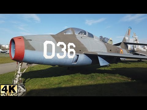 Republic F-84F Thunderstreak Fighter - Bomber in depth 4K video