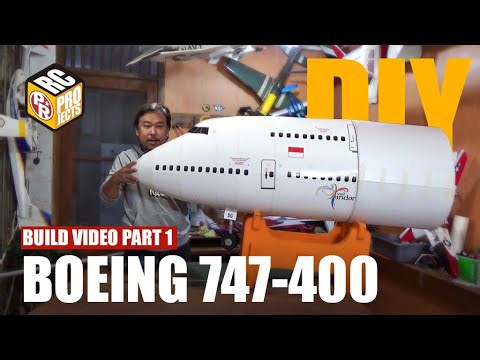 How to build a giant Boeing 747-400 RC plane – part 1