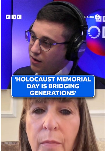 “Anti-Jewish hatred is a virus and it’s infecting society again.” Dov Forman, who wrote the best-selling Lily’s Promise about his great-grandmother's life, and Julia Kayes, daughter of Holocaust survivor Harry Olmer, talk about the importance of remembering their stories. Today programme | Listen on BBC Sounds