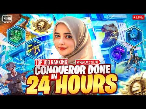 LET'S GET TOP 100 RANKING | PUBG MOBILE LIVE | NYHAPLAYZ #pubgmobile #pubgm #pubglive #live #top100