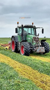 Raking with the FENDT tractor and Kuhn rake with Stuart M Ranby Agricultural Ltd | Pro Horizon Farming Content