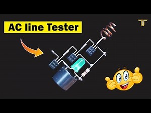 Homemade non contact voltage tester using BC547 | Simple AC detector