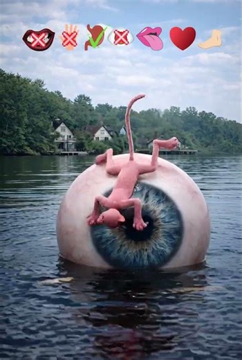 Pink Panther Balancing on Human Organs 😳 (This Gets Weird)