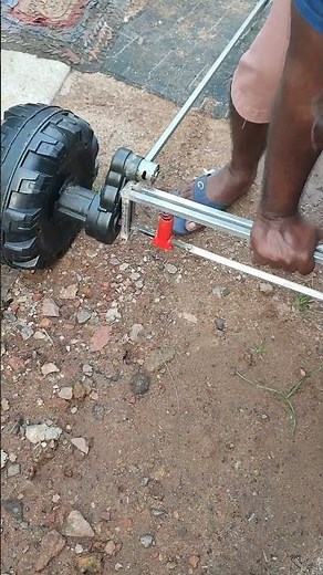 how to make car project at home | Back wheels with shocks test #3