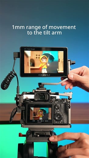 How to install the monitor's tilt arm? #cameragear #tutorial