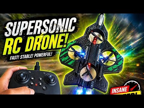 RC Drone Full Throttle 🚀 Crazy Speed DemoFASTEST RC DRONE EVER? 😳 #diy #video 