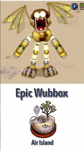 Epic Wubbox Air Island In The Game and Community | My Singing Monsters!