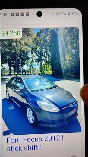 2012 Ford focus 140k 4,250 nice car