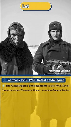 ❄️ The Battle That Crushed Hitler’s Army: Stalingrad 📉 #GCSEHistory