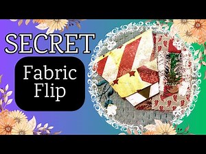 The Secret Fabric Flip: A Tiny Treasure for Your Junk Journals | Gift Idea #junkjournal #papercraft