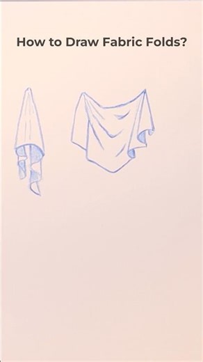 How to Draw Fabric Folds | Easy Wrinkles Drawing Tutorial #drawing #drawingtutorial