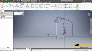 فرمان های گرد کردنfillet در رسم اسکچ در نرم افزار اتودسک اینونتور 2019 (Autodesk Inventor professional 2019) - آموزش 365