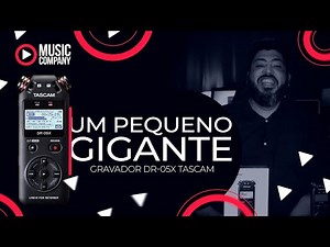 Review do Gravador DR-05X da Tascam - Feat. Ed Araujo