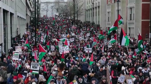مظاهرات عمت بريطانيا وإيطاليا وأمريكا.. دعما للفلسطينيين وطلبا لوقف الحرب على غزة
