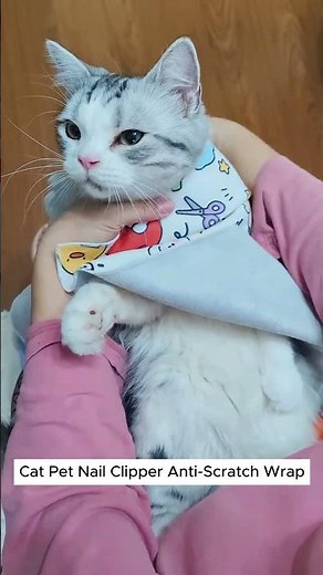 Say Goodbye to Scratches: The Best Cat Nail Clipper with Restraint Wrap