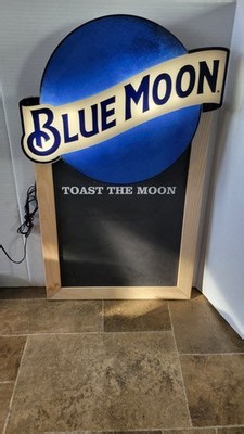 Blue Moon Beer Motion Moving Sequencing LED Chalkboard Sign | eBay