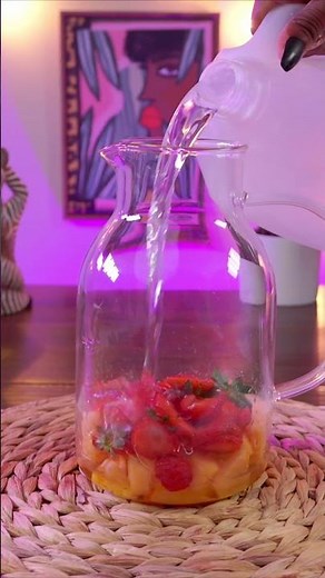 Cantaloupe Strawberry Infused Water 🍈🍓 | Hydration for Skin, Digestion & Energy 🌞