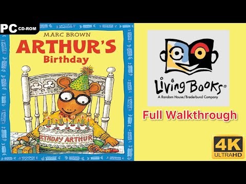 Living Books: Arthur's Birthday [PC] Full Walkthrough - 4K60ᶠᵖˢ UHD