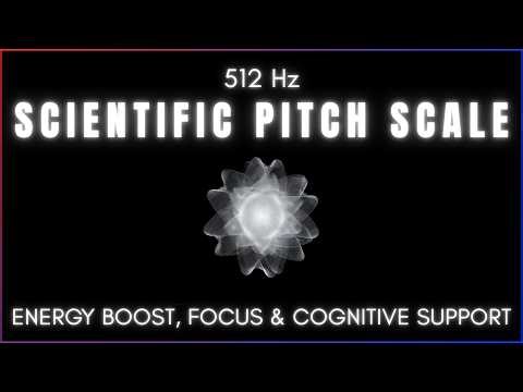 512Hz Pure Tone | Activate Crown Chakra Healing | Scientific Pitch Frequency | Boost Energy & Focus