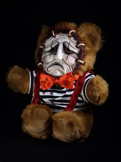Creating a Dark Art Mime Teddy Bear