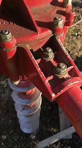 DIGGING POST WITH 2 man auger