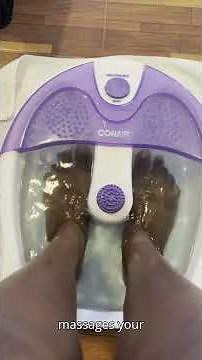 Relax at Home with the Conair Soothing Pedicure Foot Spa Bath | Full Review + Demo 💆‍♀️💦