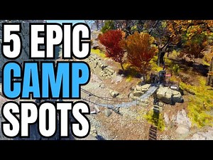 5 UNIQUE Camp Spots! | Fallout 76 Best Camp Locations