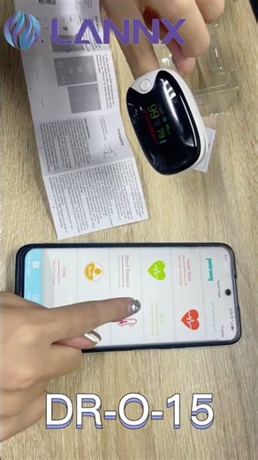 Medical TFT Pulse Oximeter Professional Blood Oxygen Monitor for Healthcare Oximeter A901 Bluetooth