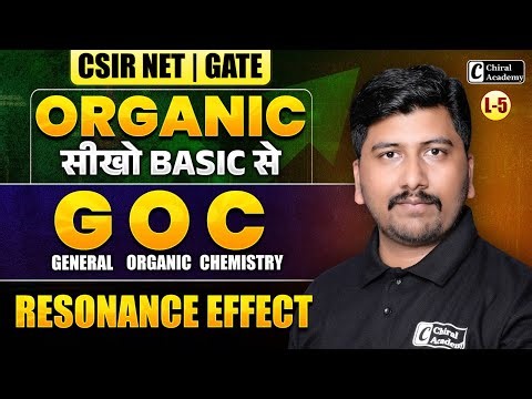 CSIR NET & GATE | GOC | Hyperconjugation Effect - Organic Chemistry From Basic | Chiral Acadmey