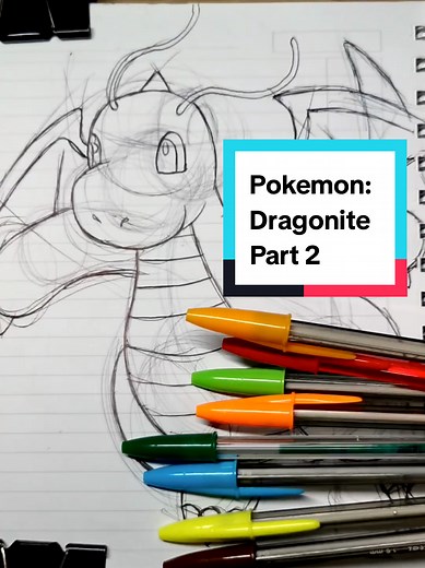 Dibujando un Dragonite: Tutorial de Arte Pokémon