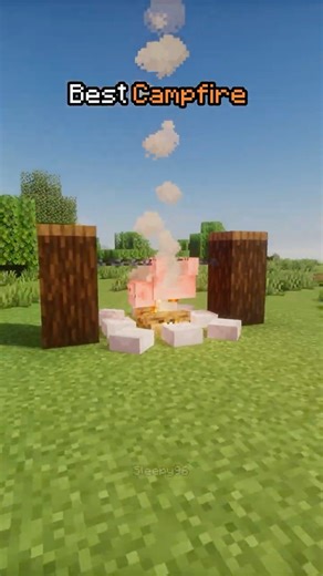 How to build Best Campfire in Minecraft 🔥