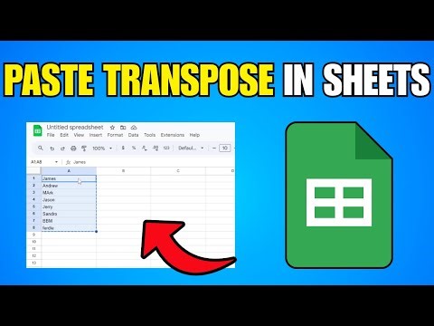 How To Paste Transpose In Google Sheets (Step By Step Guide)