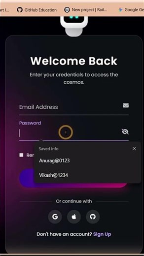 Lumina — Glassmorphism Login with Cute Mascot (60s UI Demo)