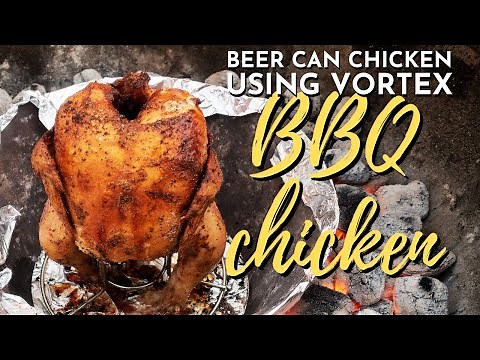 WHOLE CHICKEN ON WEBER KETTLE USING VORTEX | SJ COOKS
