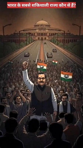 भारत के सबसे शक्तिशाली राज्य कौन से हैं? 🇮🇳 | India Powerful States l #shorts #trending