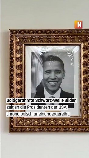 Trump ersetzt Bidens Foto in Präsidentengalerie #nius #trump