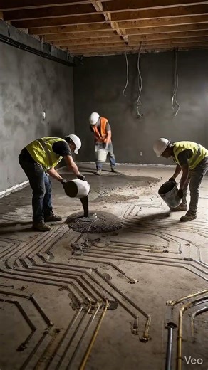 THIS TECH FLOOR IS SO FUTURISTIC🔌✨Epoxy luxury floor