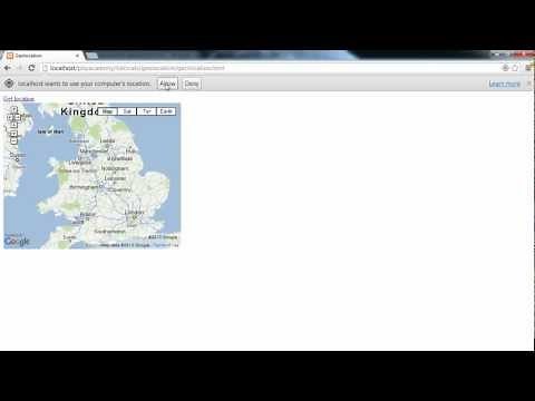 HTML5 Tutorials: Detect user's location with HTML Geolocation (Part 1/4)