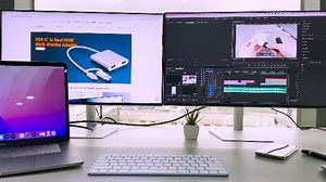 パソコンのUSB3.0端子またはType-C端子から簡単に2台のHDMIディスプレイを増設することができる変換アダプター