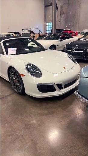 LOW MILE 2018 Porsche 911 Targa 4S! 🔥 Red Interior & 420HP at Classic Cars of Sarasota #Shorts