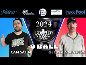 Can Salim vs George Saunders | 9-Ball Showdown at Derby City Classic #billiards #snooker #9ball