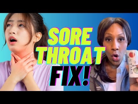 Fix a SORE THROAT FAST: The Best Sore Throat Treatments! A Doctor Explains
