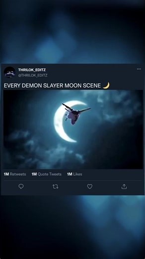 ||Every DemonSlayer Moon Scene 🌙 || [AMV] #demonslayer #shorts