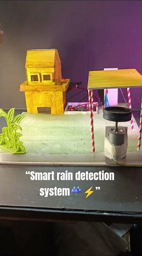 “Auto Rain Detector Project using Arduino | Rain Sensor Working Model ☔⚡”#shorts #arduino