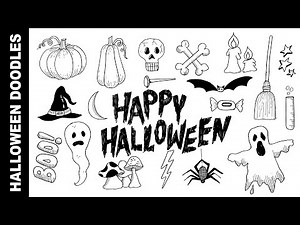 Doodle Like a PRO This Halloween Season! | Easy Halloween Zendoodle Art