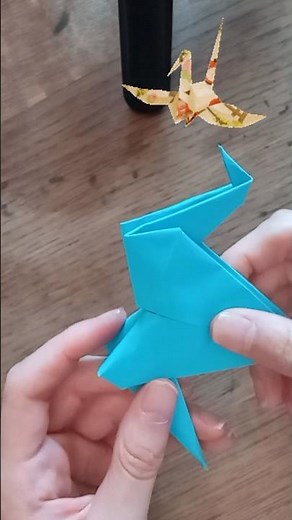 TUTO Origami 🎌 Grue traditionnelle #tuto #origami #tutorial