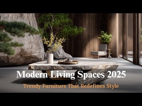Modern Living Room Tour 2025 Trendy Furniture Pieces with a Clean, Contemporary Edge