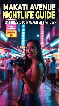 🔥 “Makati Avenue Nightlife Guide 🌃 | Top Things to Do in Makati at Night 2025!