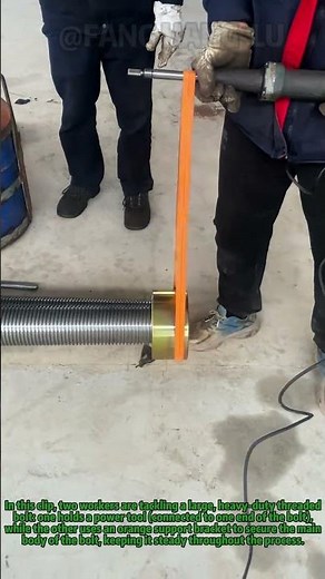 How to Tighten Large Bolts Properly #Shorts #BoltTightening #IndustrialToolTips